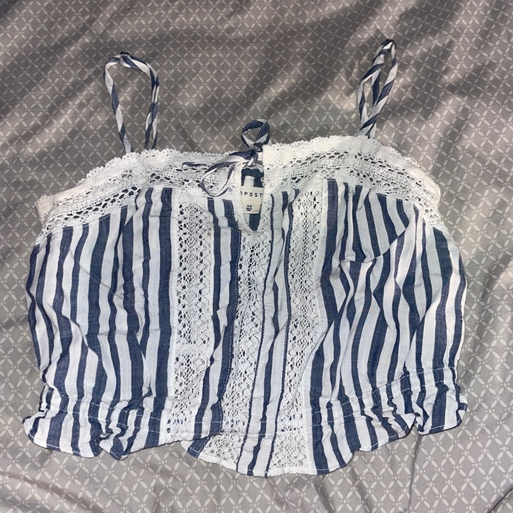 Beachy Cropped Blouse